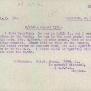 Soldier packet page