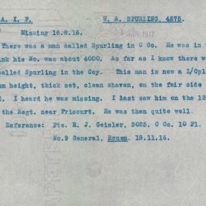 Soldier packet page