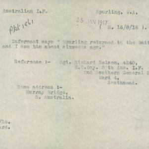 Soldier packet page