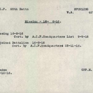 Soldier packet page