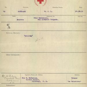 Soldier packet page