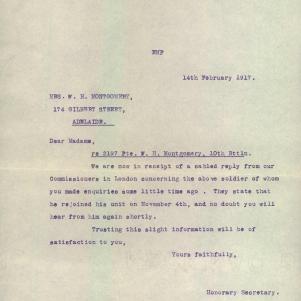 Soldier packet page