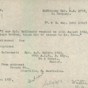 Soldier packet page