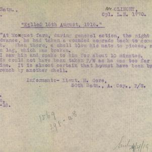 Soldier packet page