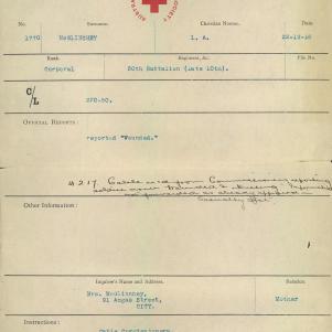 Soldier packet page