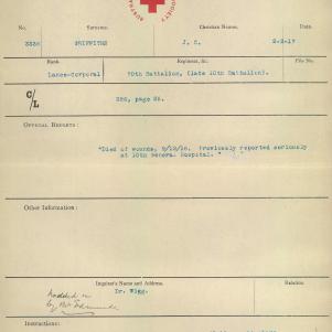 Soldier packet page