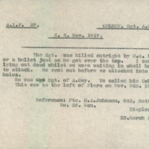 Soldier packet page