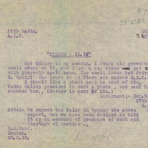 Soldier packet page