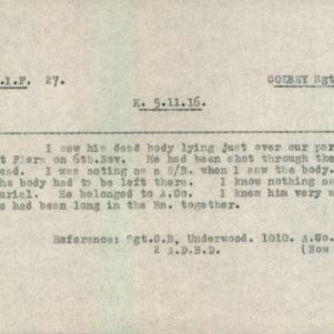 Soldier packet page