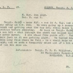 Soldier packet page