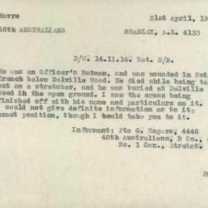 Soldier packet page