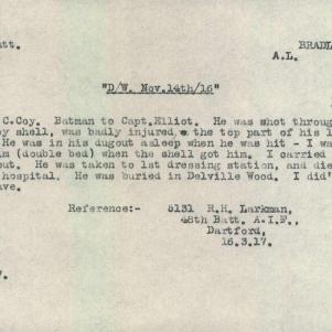 Soldier packet page