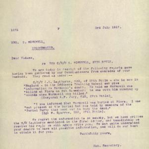 Soldier packet page