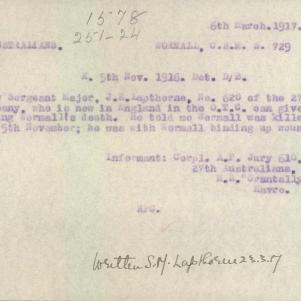 Soldier packet page