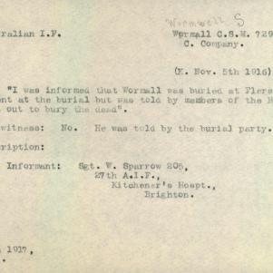 Soldier packet page