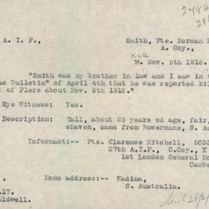 Soldier packet page