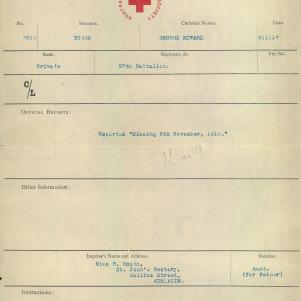 Soldier packet page