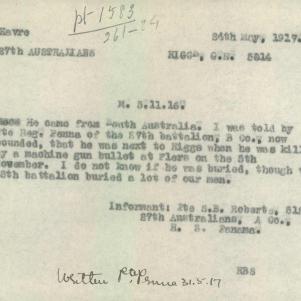 Soldier packet page