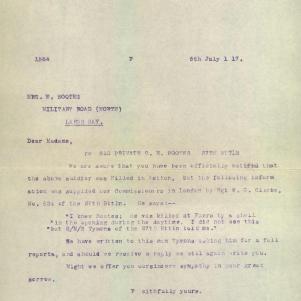 Soldier packet page