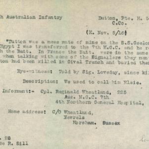 Soldier packet page