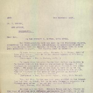 Soldier packet page