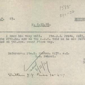 Soldier packet page