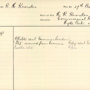 Soldier packet page