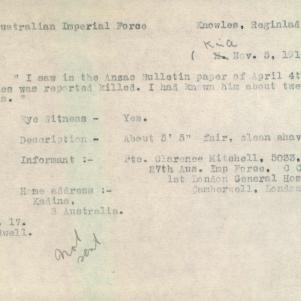 Soldier packet page