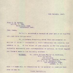 Soldier packet page