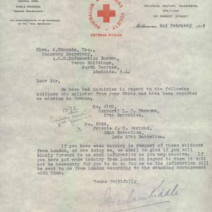 Soldier packet page