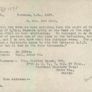Soldier packet page