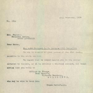 Soldier packet page
