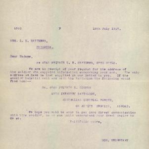 Soldier packet page