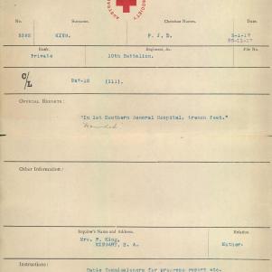 Soldier packet page