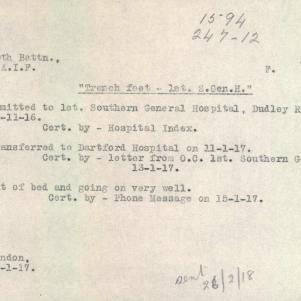 Soldier packet page