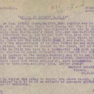 Soldier packet page