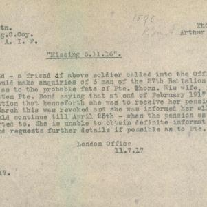 Soldier packet page