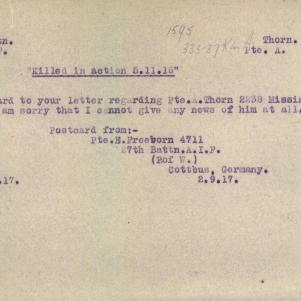 Soldier packet page