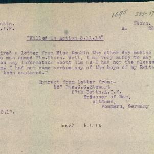 Soldier packet page