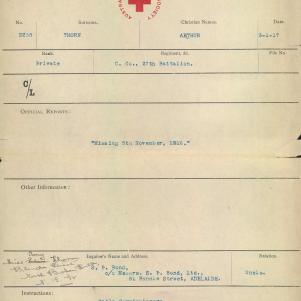 Soldier packet page