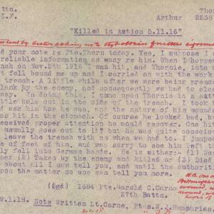 Soldier packet page