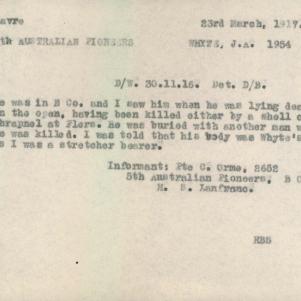Soldier packet page