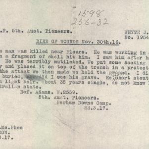 Soldier packet page