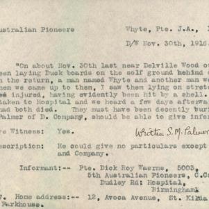 Soldier packet page