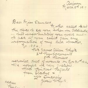 Soldier packet page