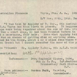 Soldier packet page