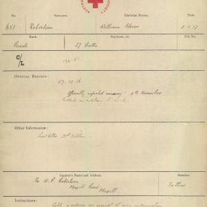 Soldier packet page