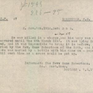 Soldier packet page