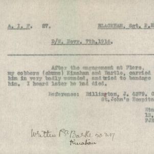 Soldier packet page