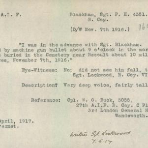 Soldier packet page